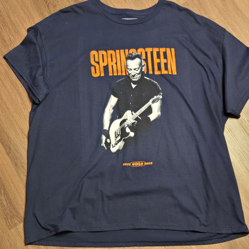 Springsteen Graphic Tee - Dark Blue
